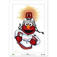 Elmo Washington Capitals 14" x 20" Sesame Street Limited Edition Fine Art Print