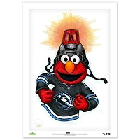 Elmo Utah Mammoth 14" x 20" Sesame Street Limited Edition Fine Art Print