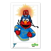 Elmo St. Louis Blues 11" x 17" Sesame Street Poster Print