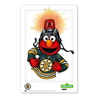 Elmo Boston Bruins 11" x 17" Sesame Street Poster Print