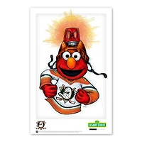 Elmo Anaheim Ducks 11" x 17" Sesame Street Poster Print