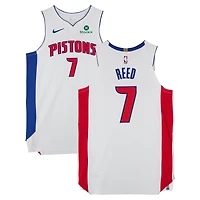 Paul Reed Detroit Pistons Game-Used #7 White Nike Jersey vs. Indiana Pacers on April 12, 2026 - Size 50+4