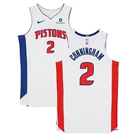 Cade Cunningham Detroit Pistons Game-Used #2 White Nike Jersey vs. Orlando Magic on April 22, 2026 - Size 52+6