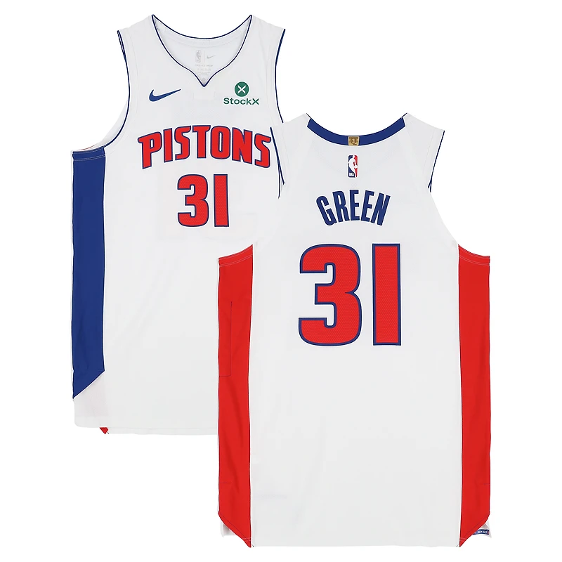 Javonte Green Detroit Pistons Game-Used #31 White Nike Jersey vs. Orlando Magic on April 22, 2026 - Size 50+4