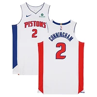 Cade Cunningham Detroit Pistons Game-Used #2 White Nike Jersey vs. Orlando Magic on April 25 and 27, 2026 - Size 52+6