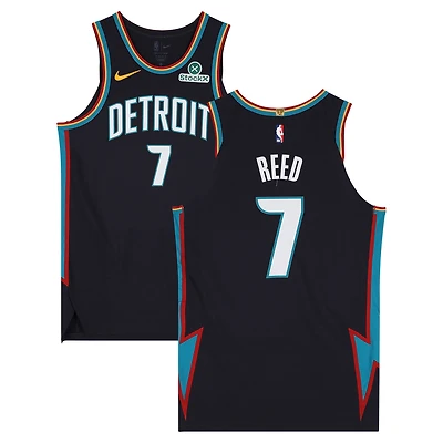 Paul Reed Detroit Pistons Game-Used #7 Black Nike City Edition Jersey vs. Charlotte Hornets on April 10, 2026 - Size 50+4