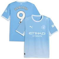 Men's Puma Erling Haaland Light Blue Manchester City 2026/27 Home Replica Jersey
