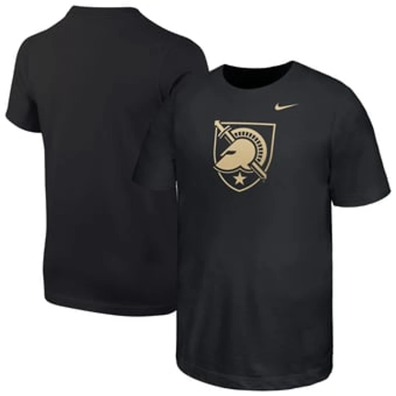 Youth Nike Black Army Black Knights Logo T-Shirt