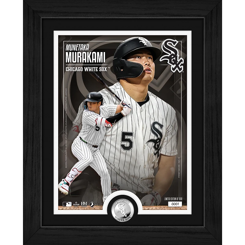 Highland Mint Munetaka Murakami Chicago White Sox 13" x 16" Artist Proof Silver Coin Photo Mint