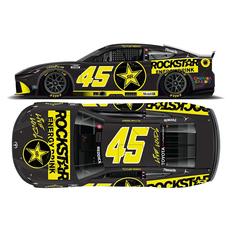 Action Racing Tyler Reddick 2026 #45 Rockstar Energy Drink 1:64 Regular Paint Die-Cast Toyota Camry XSE