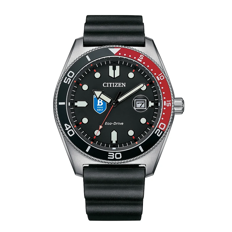 Men's Citizen Watch Black Bentley Falcons Eco-Drive Sport Casual Black Dial Watch w/Polyurethane Strap