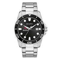 Men's Bulova Silver Berklee College of Music Sport Stainless-Steel Bracelet Watch