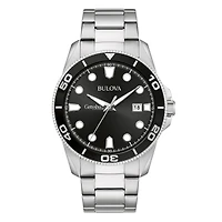 Men's Bulova Silver Gettysburg Bullets Sport Stainless-Steel Bracelet Watch