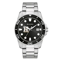 Men's Bulova Silver Hamilton Continentals Sport Stainless-Steel Bracelet Watch