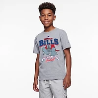 Youth Disney x Champion Heather Gray Buffalo Bills Beast T-Shirt