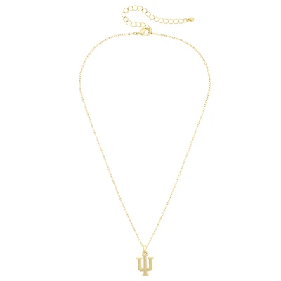 Women's CANVAS Style Indiana Hoosiers Gold-Plated Pendant Necklace