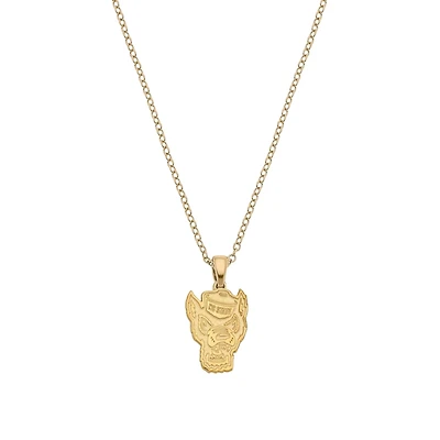 Women's CANVAS Style NC State Wolfpack Gold-Plated Pendant Necklace