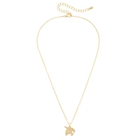 Women's CANVAS Style Texas State Bobcats Gold-Plated Pendant Necklace