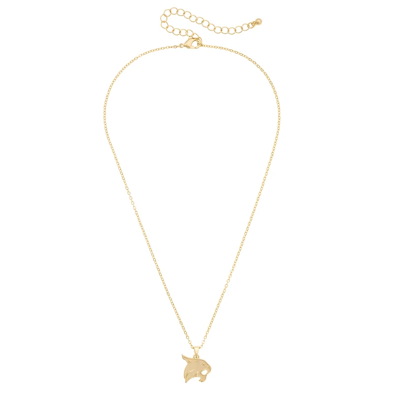 Women's CANVAS Style Texas State Bobcats Gold-Plated Pendant Necklace