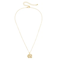 Women's CANVAS Style North Carolina Tar Heels Gold-Plated Pendant Necklace