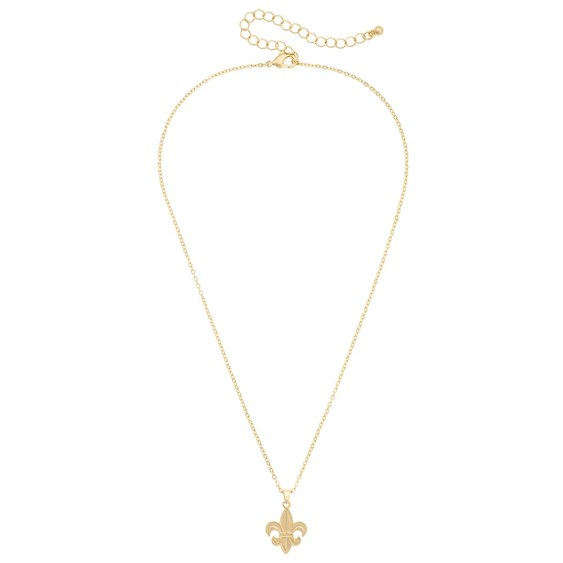 Women's CANVAS Style Louisiana Ragin' Cajuns Gold-Plated Pendant Necklace
