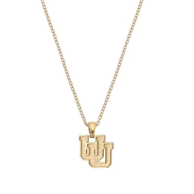 Women's CANVAS Style Utah Utes Gold-Plated Pendant Necklace