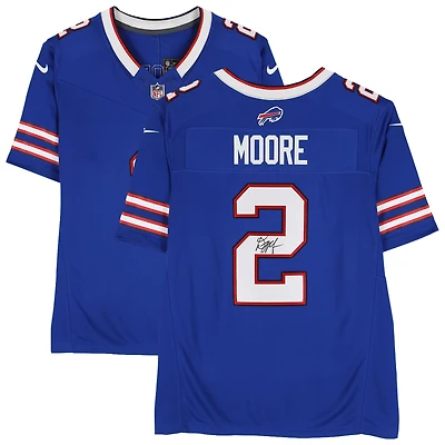 D.J. Moore Buffalo Bills Autographed Royal Nike Limited Jersey