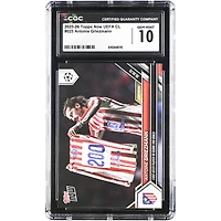 Antoine Griezmann Atletico de Madrid 2025-26 Topps Now UEFA CL First Atleti Player to Score 200 Goals #25 CGC Authenticated 10 Card