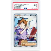 Bill's Transfer 2023 Pokemon 151 Ultra Rare #194 PSA Authenticated 10 Card