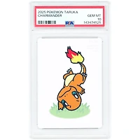 Taruka Charmander 2025 Pokemon Taruka Deck Full Art #NNO PSA Authenticated 10 Card