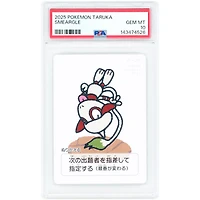 Taruka Smeargle 2025 Pokemon Taruka Deck Full Art #NNO PSA Authenticated 10 Card