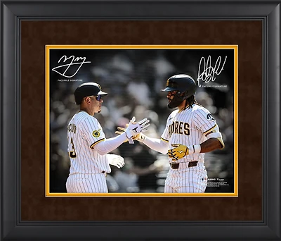 Fernando Tatis Jr. & Manny Machado San Diego Padres Facsimile Signature Framed 11" x 14" Spotlight Photograph