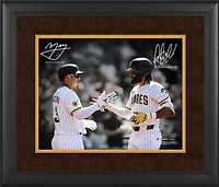 Fernando Tatis Jr. & Manny Machado San Diego Padres Facsimile Signature Framed 11" x 14" Spotlight Photograph