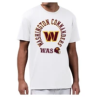 Men's Starter White Washington Commanders All-Around Fan Graphic T-Shirt