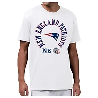 Men's Starter White New England Patriots All-Around Fan Graphic T-Shirt