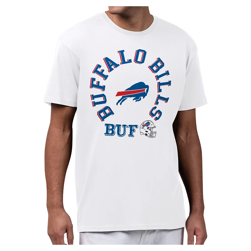 Men's Starter White Buffalo Bills All-Around Fan Graphic T-Shirt