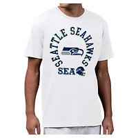 Men's Starter White Seattle Seahawks All-Around Fan Graphic T-Shirt