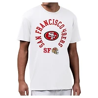 Men's Starter White San Francisco 49ers All-Around Fan Graphic T-Shirt