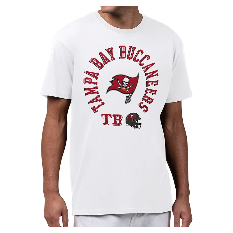 Men's Starter White Tampa Bay Buccaneers All-Around Fan Graphic T-Shirt