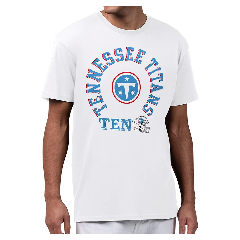Men's Starter White Tennessee Titans All-Around Fan Graphic T-Shirt