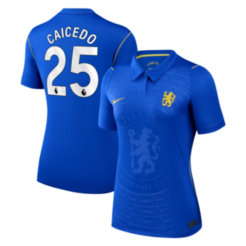 Women's Nike Moisés Caicedo Blue Chelsea 2026/27 Home Stadium Replica Jersey