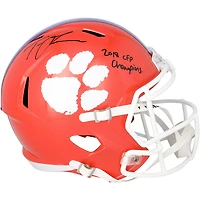 Trevor Lawrence Clemson Tigers Autographed Riddell Speed Replica Helmet with "2018 CFP Champions" Inscription