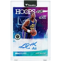 Karl Malone Utah Jazz Autographed 2019-20 Panini Hoops Hoops Ink #HI-KML Card