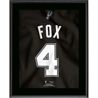 De'Aaron Fox San Antonio Spurs 10.5" x 13" Jersey Number Sublimated Player Plaque