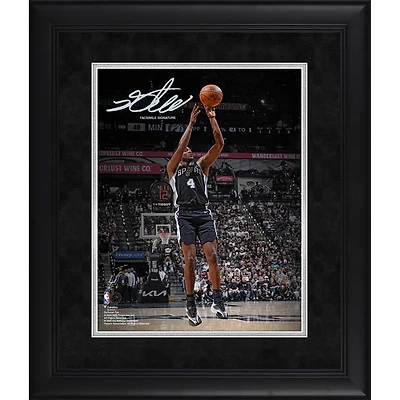 De'Aaron Fox San Antonio Spurs Facsimile Signature Framed 11" x 14" Spotlight Photograph