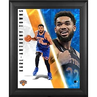 Karl-Anthony Towns New York Knicks Framed 13" x 16" Radiance Collage