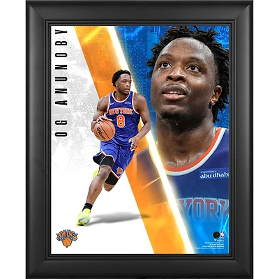 OG Anunoby New York Knicks Framed 13" x 16" Radiance Collage