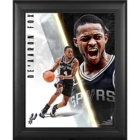 De'Aaron Fox San Antonio Spurs Framed 13" x 16" Radiance Collage