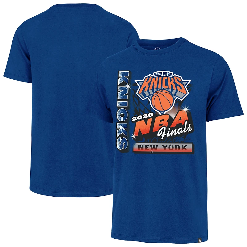 Men's '47 Blue New York Knicks 2026 NBA Finals ID Franklin T-Shirt