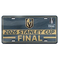WinCraft Vegas Golden Knights 2026 Stanley Cup Final Laser Cut Acrylic License Plate